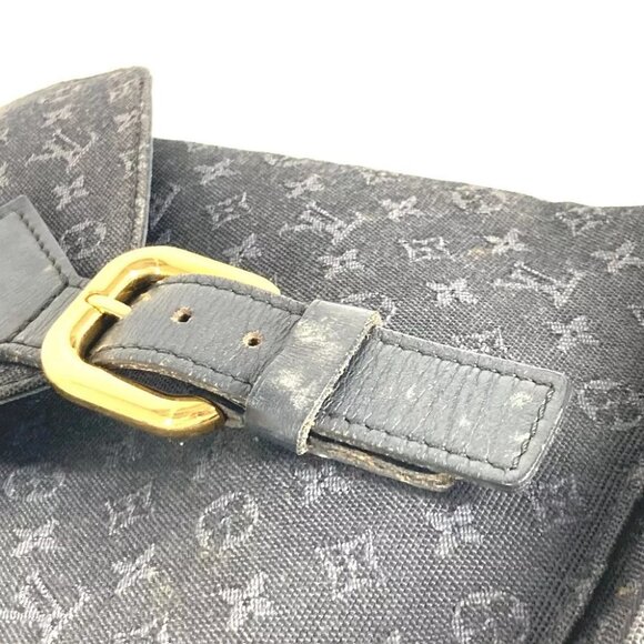 LOUIS VUITTON M92455 Monogram Mini Denim MontsourisGM Backpack Navy main image 4
